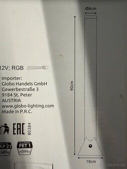 Stojací lampa LED RGB PC:1890Kč - 4