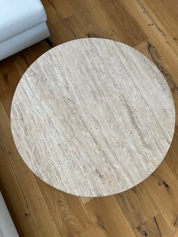 NOVÝ konferenční kamenný stolek, 90 cm - 4