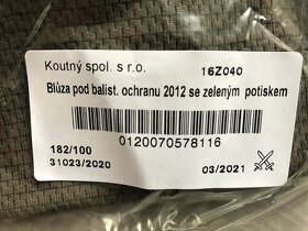 Blůza pod balistiku – maskáče vz.95. - 4