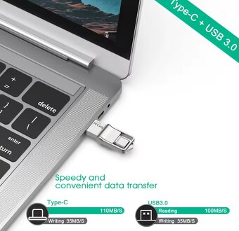 Flash disk 2v1 SONY 2TB+USB-C+USB 3.0 (2048GB), OTG, micro - 4