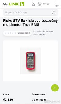 Fluke 87V EX multimetr - 4