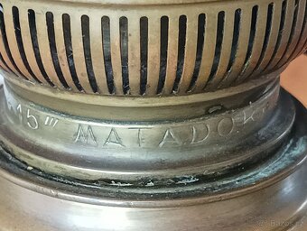 SECESNÍ PORCELÁNOVÁ PETROLEJKA EHRICH & GRAETZ 19. STOL. - 4