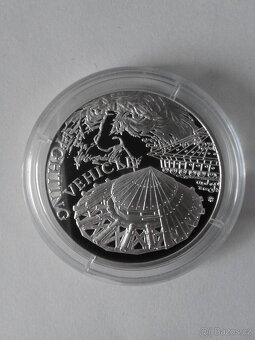 Sada 4 stříbrných mincí Vynálezy Leonarda da Vinci - 4