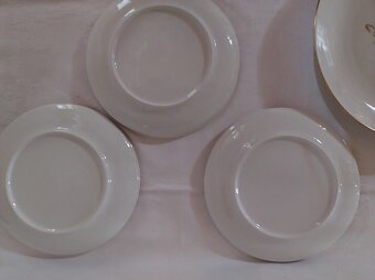 Dezertní talíř; porcelán; retro - 4