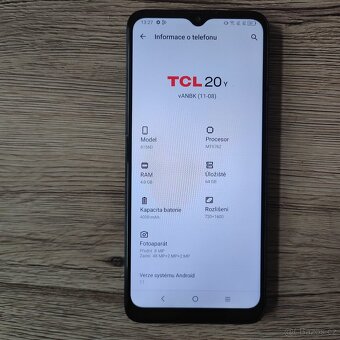 TCL 20Y- 6,52"/4GB RAM/ 64GB ROM/ GPS/ Black - 4