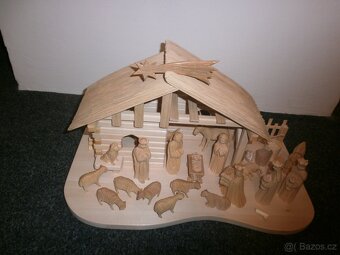 betlém z lipového a smrkového dřeva 14a5 - 4
