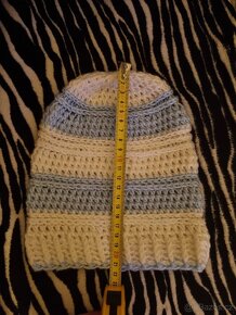 Homelesky čepice ručně háčkované - 4