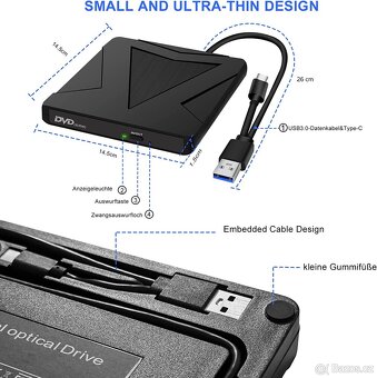 Externí CD/DVD mechanika - 4
