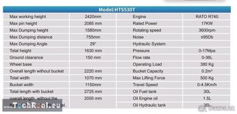 Pásový Nakladač HT530 benzín - 4