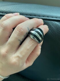 Mohutný extravagantní prsten z chirurgické oceli - 4