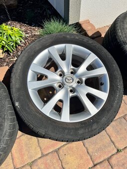 4x Alu kola Mazda (originální) 205/55R16 - 4