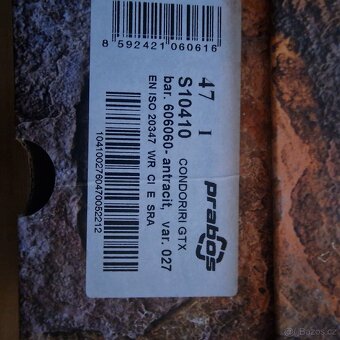 Obuv PRABOS Condoriri GTX S10410 -ANTRACIT, VEL. 47 - 4