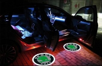 NOVÉ LED LOGO PROJEKTORY 2KS HD 3D ŠKODA OCTAVIA I,II - 4