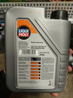 LIQUI MOLY originální oleje TopTec 5w30 C3 - 4