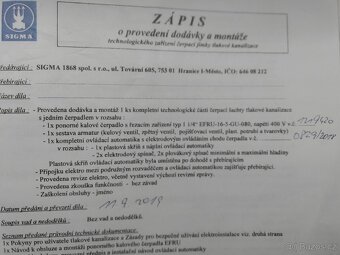 Sigma tlakove čerpadlo - použité - 4