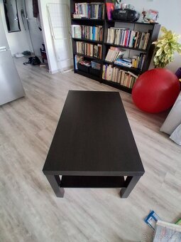 konferenční stolek Lack černohnědý - 4