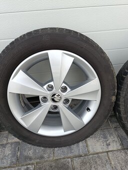 Pěkná originální ALU kola Škoda Octavia 3 205/55 R16 - 4