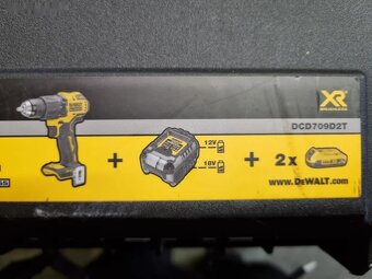 DeWalt DCD709D2T Aku vrtačka s příklepem 18V - 4