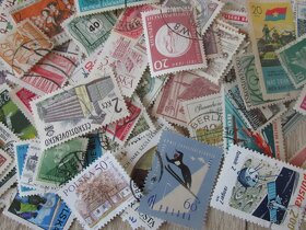Staré poštovní známky, mix - 4