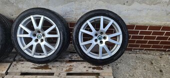 Alu kola R17 Spider, nové letní 225/45 - 4
