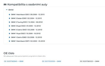 Levá zadní poloosa Löbro 304474 - BMW E87/E90/E91/E92 - 4