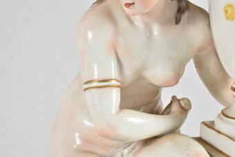 Porcelánová figurální skupina Frankenthal 1779 - 4