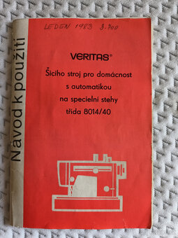 Šicí stroj Veritas Tur 2 - 4