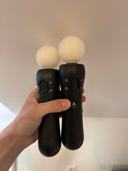 PlayStation VR headset, kamera, 4× Move ovladač - 4
