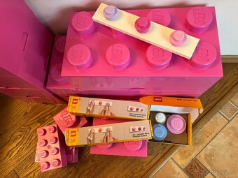 LEGO FRIENDS úložné boxy v barvě magenta - 4