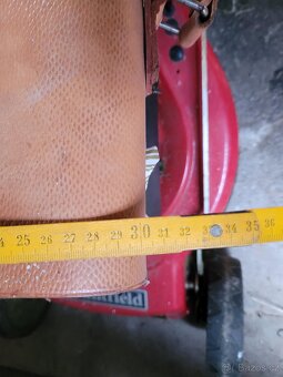 Brašna na nářadí kožená stará nepoužitá - 4