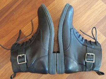 Dámské / dívčí kožené kotníčkové boty, vel. 36 - 4