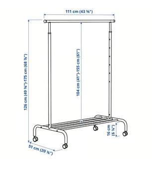 Šatní stojan/štendr - 4
