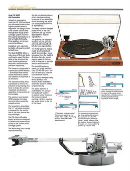 DUAL CS 5000, špičkový křemíkem řízený gramofon v top stavu - 4