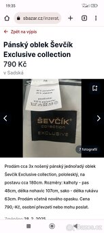 Oblek Ševčík - 4