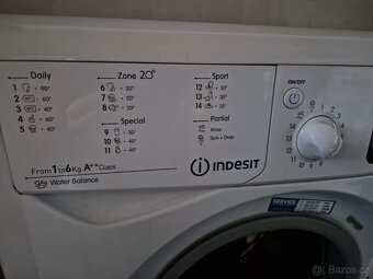 ÚZKÁ PRAČKA INDESIT - 4