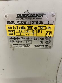 Clun Quicksilver 270 s motorem Johnson 5 (6)hp - 4