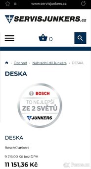 Řídící deska JUNKERS (87483004050) - 4