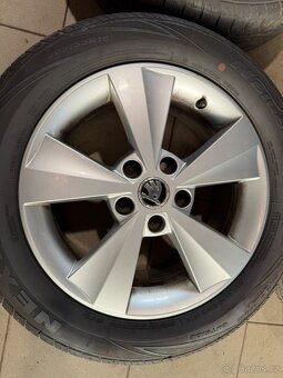 Alu kola VELORUM R16 5x112 LETNÍ PNEU Octavia III - 4