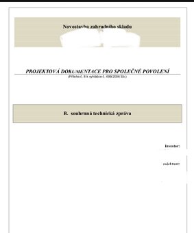 Prodám projektovou dokumentaci - 4