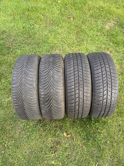 Plechové disky 5x112 + zimní pneu Barum a Michelin 205/55/16 - 4