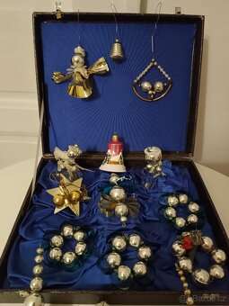 Staré vánoční ozdoby, baňky - 4