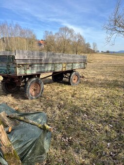 Vlek sklápěcí za traktor - 4