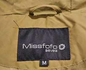 Dámská zelená prošívaná bunda vel. M. - 4