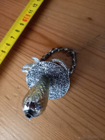 stará ozdoba dudlík - 2 kusy - 60. léta - 4