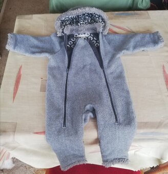 Chlupatý overal na 2-4 měs. - 4