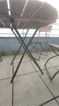 Venkovní stůl a židle - 4