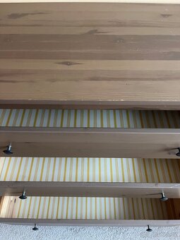 Komoda Ikea Hemnes šedohnědá - 4