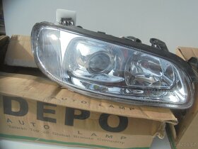 OPEL OMEGA B - přední čirá optika XENON EFECT - 4