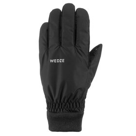 Lyžařské rukavice WEDZE 100 Light černé - 4