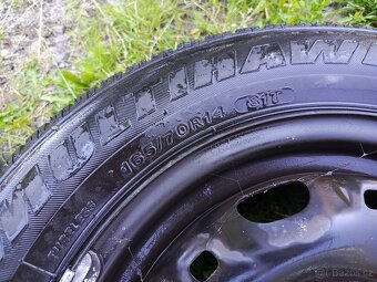 Prodám kola 165/70R14 na Škoda Fabia. Disky 5Jx15, ET35. - 4
